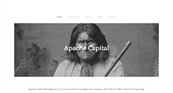 Desktop Screenshot of apachecapital.com