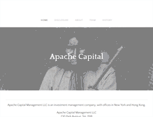 Tablet Screenshot of apachecapital.com